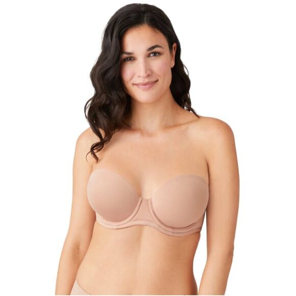 Wacoal Red Carpet Strapless Full Busted Underwire Bra Tan Size 36DDD - Picture 1 of 11